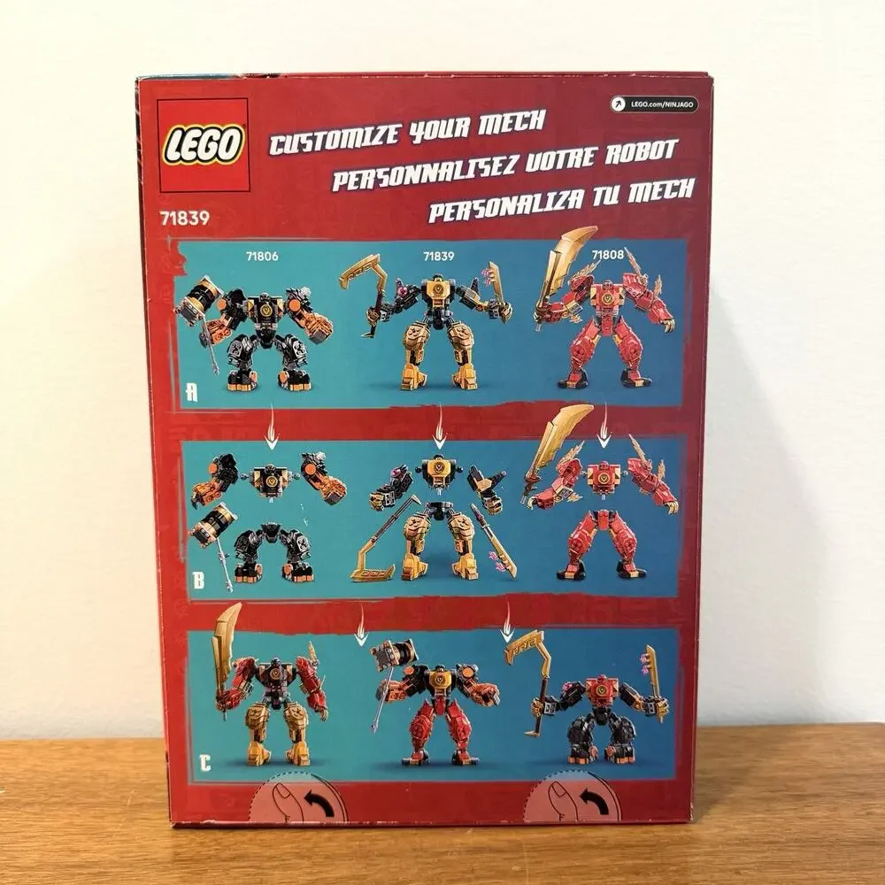 LEGO Ninjago 71839 Arins Spinjitzu Battle Mech Dragons Rising - Sealed New